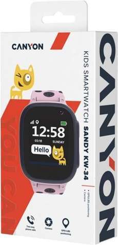 Дитячі смарт-годинник Canyon Sandy KW-34 Pink