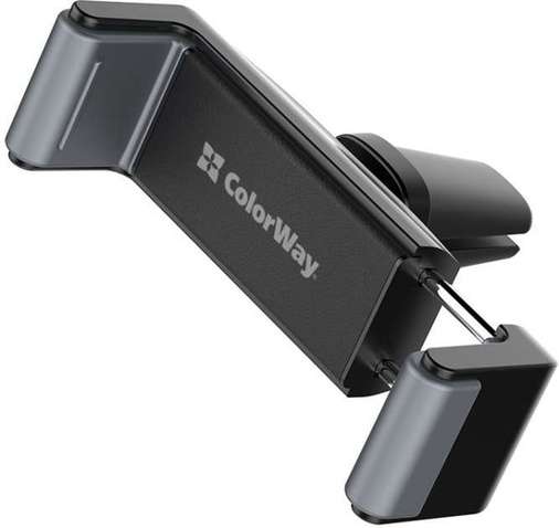 Автомобільний тримач  СolorWay для телефона Clamp Holder Black