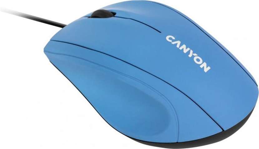 Мишка  Canyon M-05 Light Blue (CNE-CMS05BX) USB