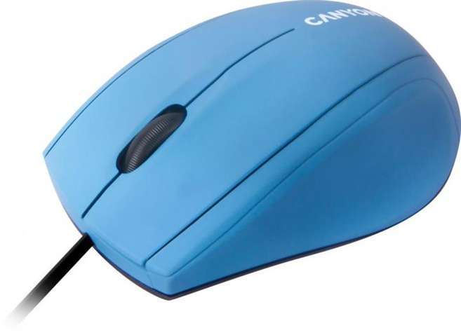 Мишка  Canyon M-05 Light Blue (CNE-CMS05BX) USB