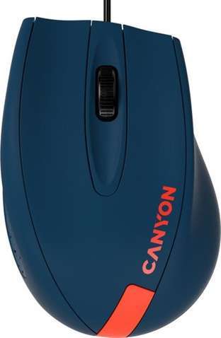 Мишка Canyon CNE-CMS11BR Blue/Red USB