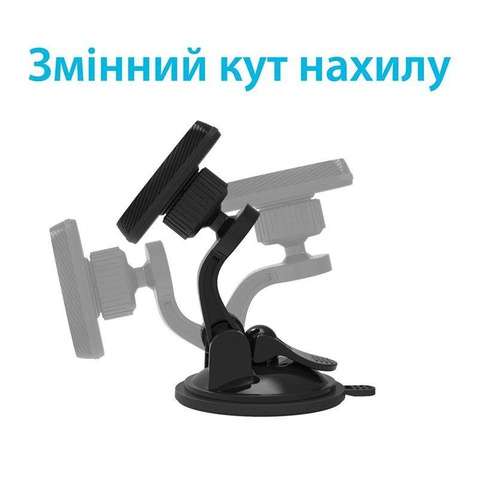 Автотримач для телефону магнітний Grand-X (кріплення на панель або скло MT-04