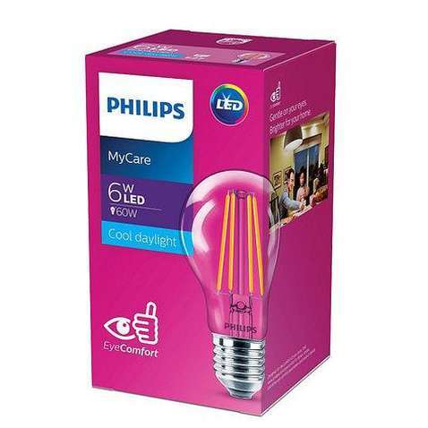 Лампа світлодіодна  PhilipsLEDClassic 6-60W A60 E27 865 CL NDAPR 929001974613
