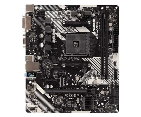 Материнська плата  ASRock A320M-DVS R4.0 Socket AM4