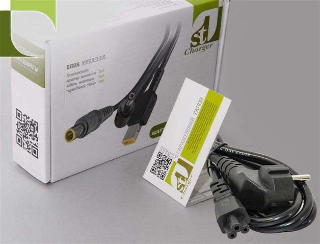 Блок живлення 1StCharger для ноутбука Asus 9.5V 33W 3.5A 4.8х1.7мм + каб.пит. (AC1STAS33WD1)