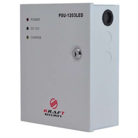 Блок живлення для систем відеоспостереження  Kraft Energy PSU-1203LED