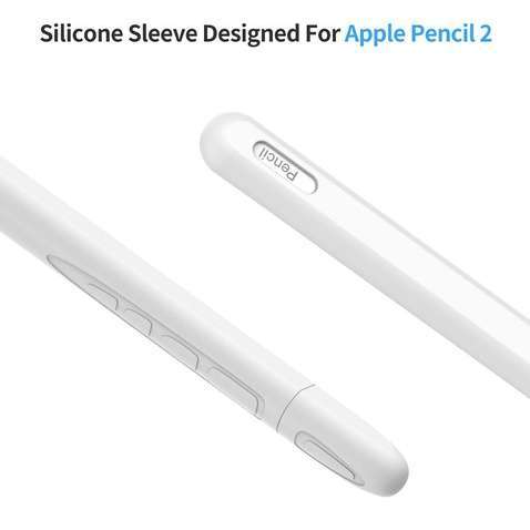 Чохол для стілуса TPU Goojodoq Button Magnetic для стилуса Apple Pencil 2 White тех.пак (1005001784825742W)