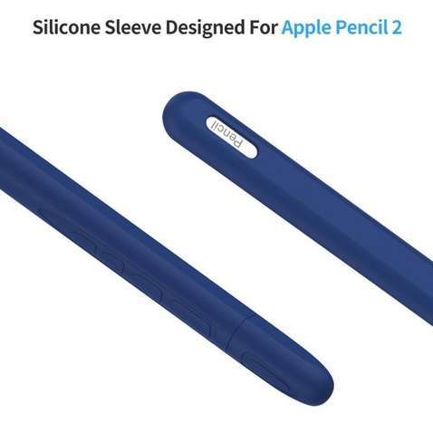 Чохол для стілуса  TPU Goojodoq Button Magnetic для стілуса Apple Pencil 2 Dark/Blue тех.пак (1005001784825742BD)
