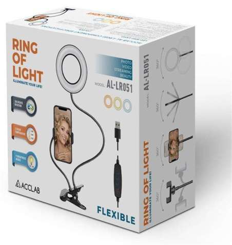 Кільцева LED-лампа ACCLAB AL-LR051 (1283126510014)