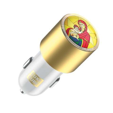Автомобільний зарядний пристрій Luxe Cube Guardian М 2USB 3.4А, белый (8889998698480)