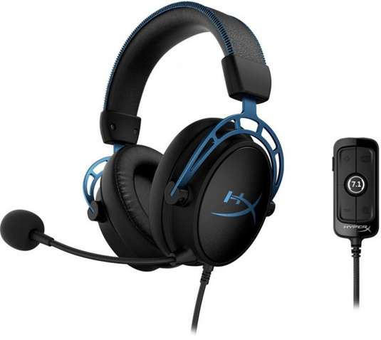 Гарнiтура  HyperX Cloud Alpha S Black/Blue (4P5L3AA)