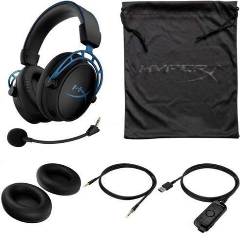 Гарнiтура  HyperX Cloud Alpha S Black/Blue (4P5L3AA)