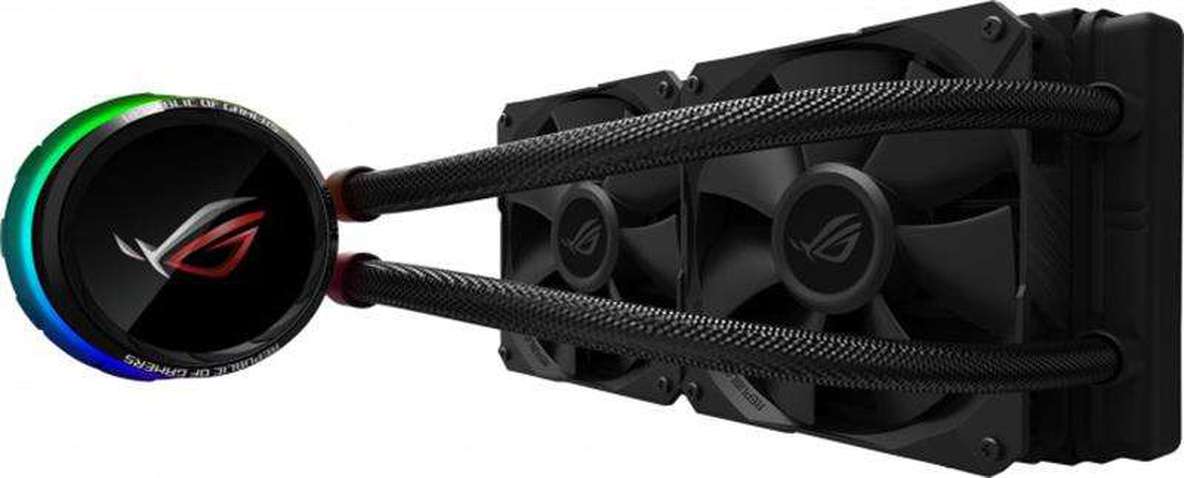 Система водяного охолодження Asus ROG Ryuo 2x120mm Aura OLED (90RC0040-M0UAY0),