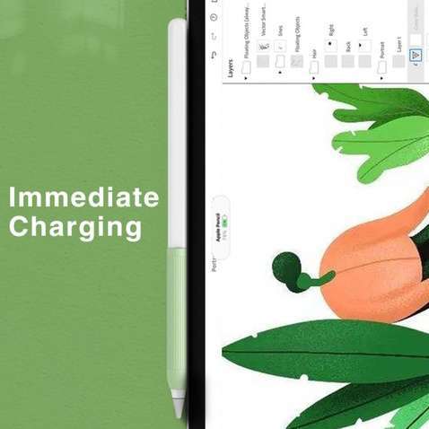 Чохол для стілуса TPU Goojodoq capture  Apple Pencil (1-2 покоління Black тех.пак (1005002526514897B