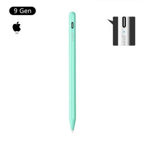 Стілус  Goojodoq для планшета Apple iPad 2018-2021 9 Gen Magnetic USB-C 1.2mm Turquoise (400088099345