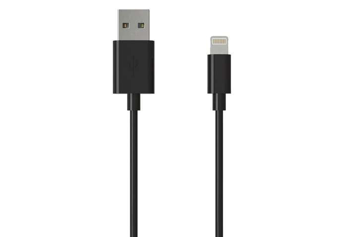 Зарядний пристрій Grand-X (1xUSB 2.1A) Black (CH03LTB) + кабель Lightning