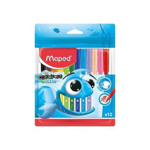 Фломастери  Maped Color Peps Ocean 12 кольорів (MP.845720)