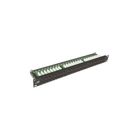 Патч-панель  19" 48xRJ-45 UTP cat. 5е, DUAL type, 1U Merlion (ML-2264-CAT.5E)