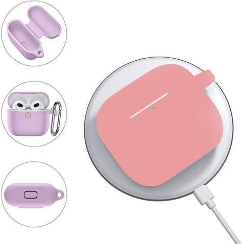 Чохол для навушників  BeCover для Apple AirPods (3nd Gen) Grapefruit-Pink (707231)