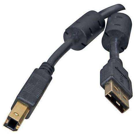 Кабель  ATcom USB 2.0 AM/BM 3 м. ferrite core, пакет