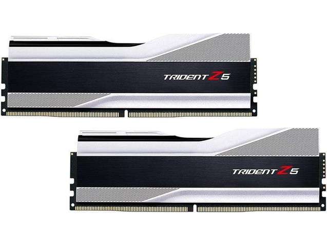 Оперативна пам'ять  DDR5 2x16GB/5600 G.Skill Trident Z5 RGB Silver (F5-5600J4040C16GX2-TZ5RS)