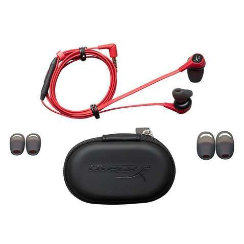 Гарнітура  HyperX Cloud Earbuds 3.5mm, Red/Black 4P5J5AA