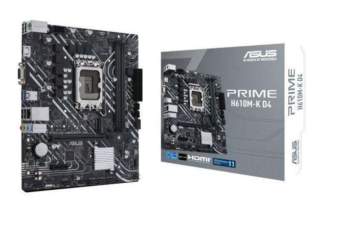 Материнcька плата   ASUS PRIME H610M-K D4