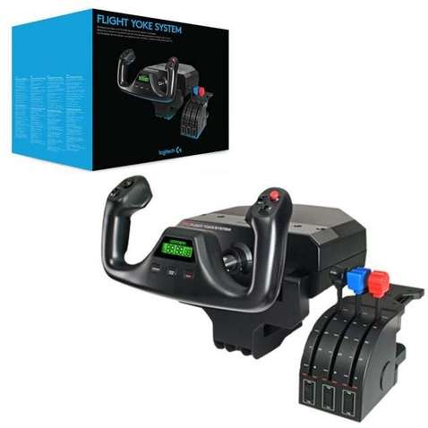 Штурвал  Logitech G Saitek Pro Flight Yoke System (945-000004) Б.У.