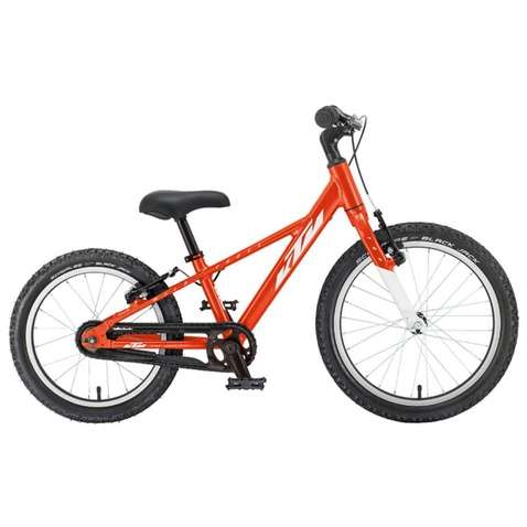 Дитячий велосипед KTM Wild Cross 16" 2021 оранжево-білий (21245100)