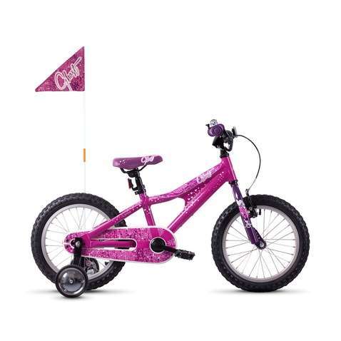 Дитячий велосипед  Ghost Powerkid 16" 2021 Рожево-фіолетово-білий (18PK1009)