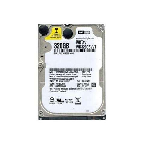 Жорсткий диск 2.5" SATA  320GB WD 5400rpm 8MB (WD3200BVVT) Refurbished