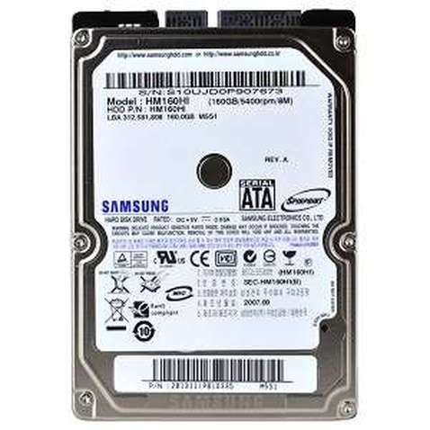 Жорсткий диск  2.5" SATA 160Gb Samsung 8Mb, 5400rpm, Spinpoint M5S (HM160HI) Refurbished