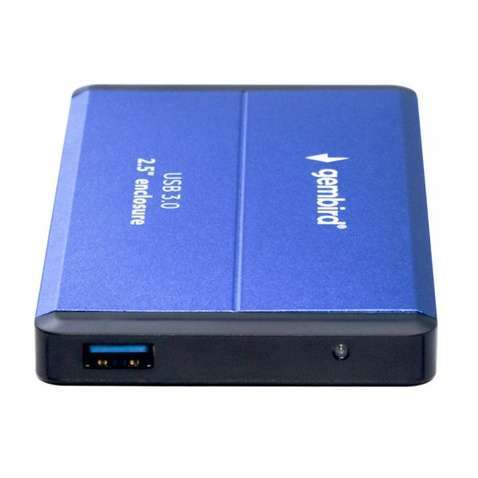 Кишеня для жорстких дисків Gembird (EE2-U3S-2-B) 2.5", USB3.0, металлический корпус, синий