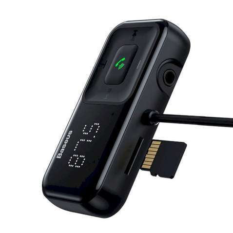 FM-трансмітер BASEUS T-typed S-16 Wireless MP3 Car Charger Black (CCTM-E01)