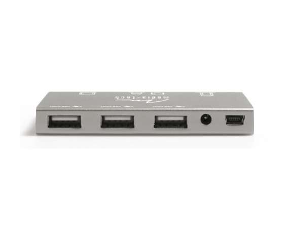 Кардридер Media-Tech MT5028 Silver з USB HUB