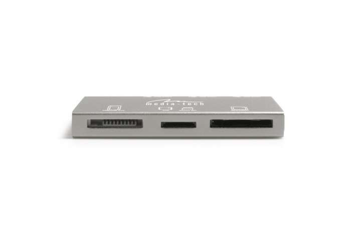 Кардридер Media-Tech MT5028 Silver з USB HUB