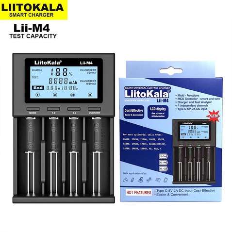 Зарядний пристрій для акумуляторів Liitokala Lii-M4