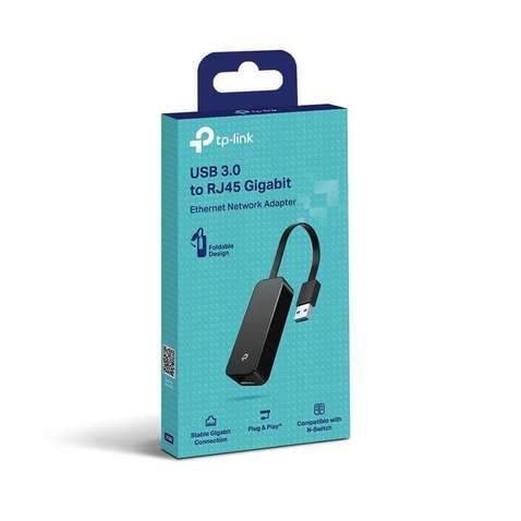 Мережевий адаптер TP-Link UE306 (1xUSB 3.0, 1хGE LAN, black)