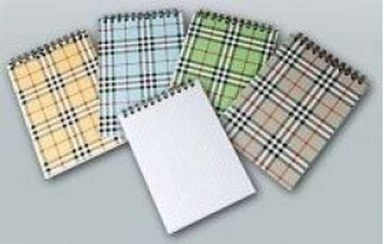 Блокнот BUROMAX spiral top, А5, 48sheets, square, blue (BM.2470-02)