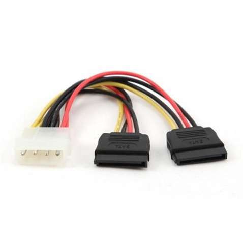 Кабель живлення Cablexpert (CC-SATA-PSY-0.3M) Molex M/F - 2хSATA, 0.03 м