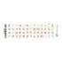 Наклейка на клавіатуру Grand-X protection mini  52 keys Cyrillic orange GXMPOW