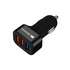 Автомобільний зарядний пристрій Canyon (3USB, 2.1A) Black (CNE-CCA07B)