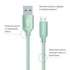 Кабель ColorWay USB-MicroUSB, 1м Mint (CW-CBUM002-MT)