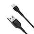 Кабель  Grand-X USB-USB Type C, Cu, 3A, 1м, Fast Сharge, Black (PC-03B)