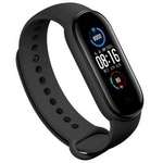 Ремінець до фітнес браслета BeCover Silicone для Xiaomi Mi Smart Band 5 Black (705062)