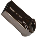 USB флеш накопичувач Mibrand 16GB Hawk Black USB 2.0 (MI2.0/HA16M1B)