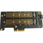 Контролер Dynamode 2х M.2 NVMe M-Key /SATA B-key SSD to PCI-E 3.0 x4/ x8/ x16, (PCI-Ex4- 2xM.2 MB-key)