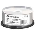 Диск BD Verbatim 25Gb 6x Cacke 25шт Wide Printable (43738)