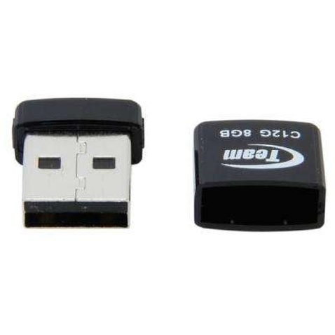 USB флеш накопичувач Team 8GB C12G Black USB 2.0 (TC12G8GB01)