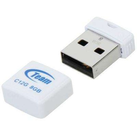 USB флеш накопичувач Team 8GB C12G White USB 2.0 (TC12G8GW01)